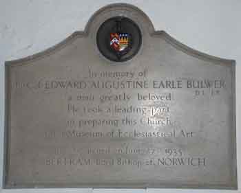 Wall Plaque Edward Bulwer